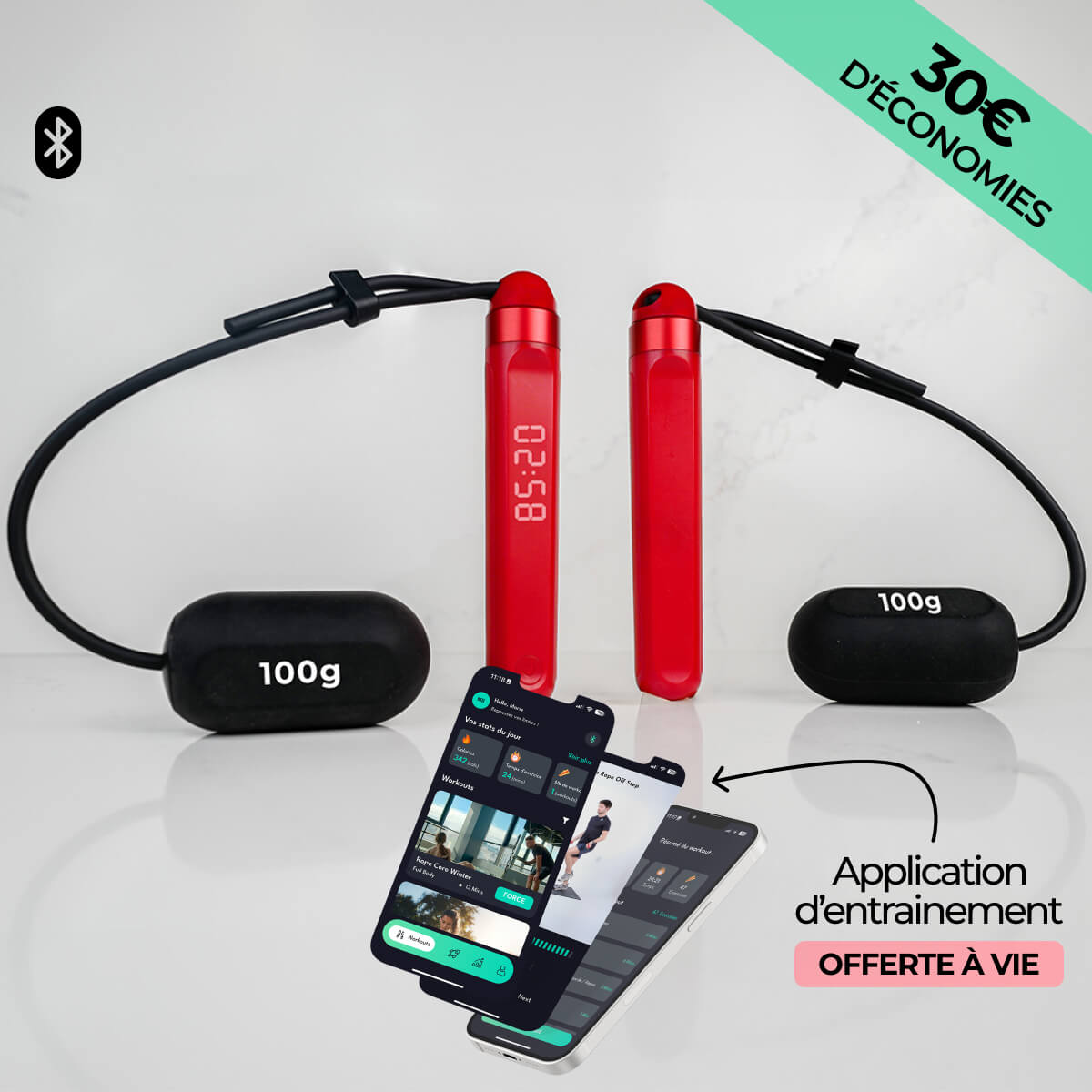 Corde à sauter connectée - Ripcorde v2.0