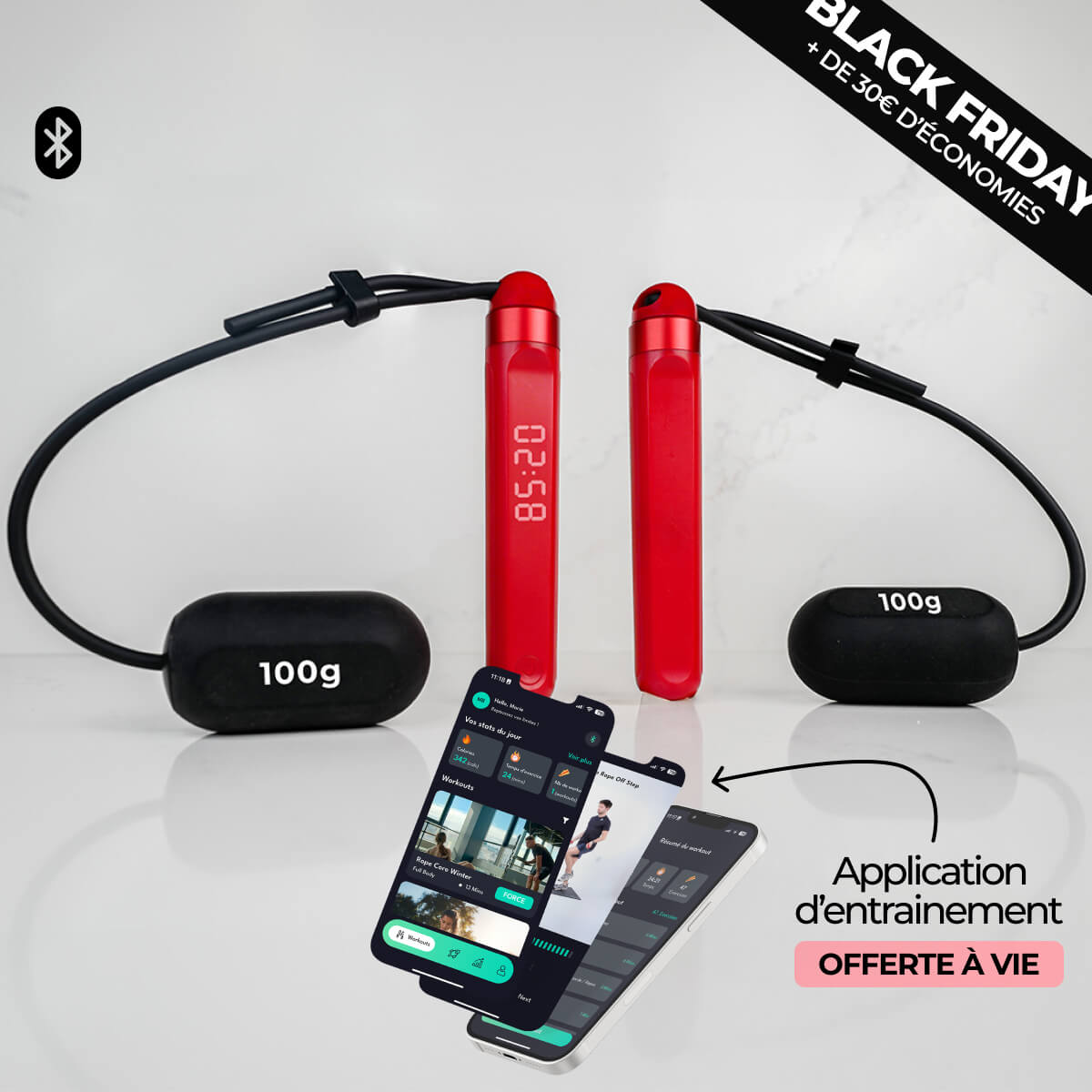 Corde à sauter connectée - Ripcorde v2.0