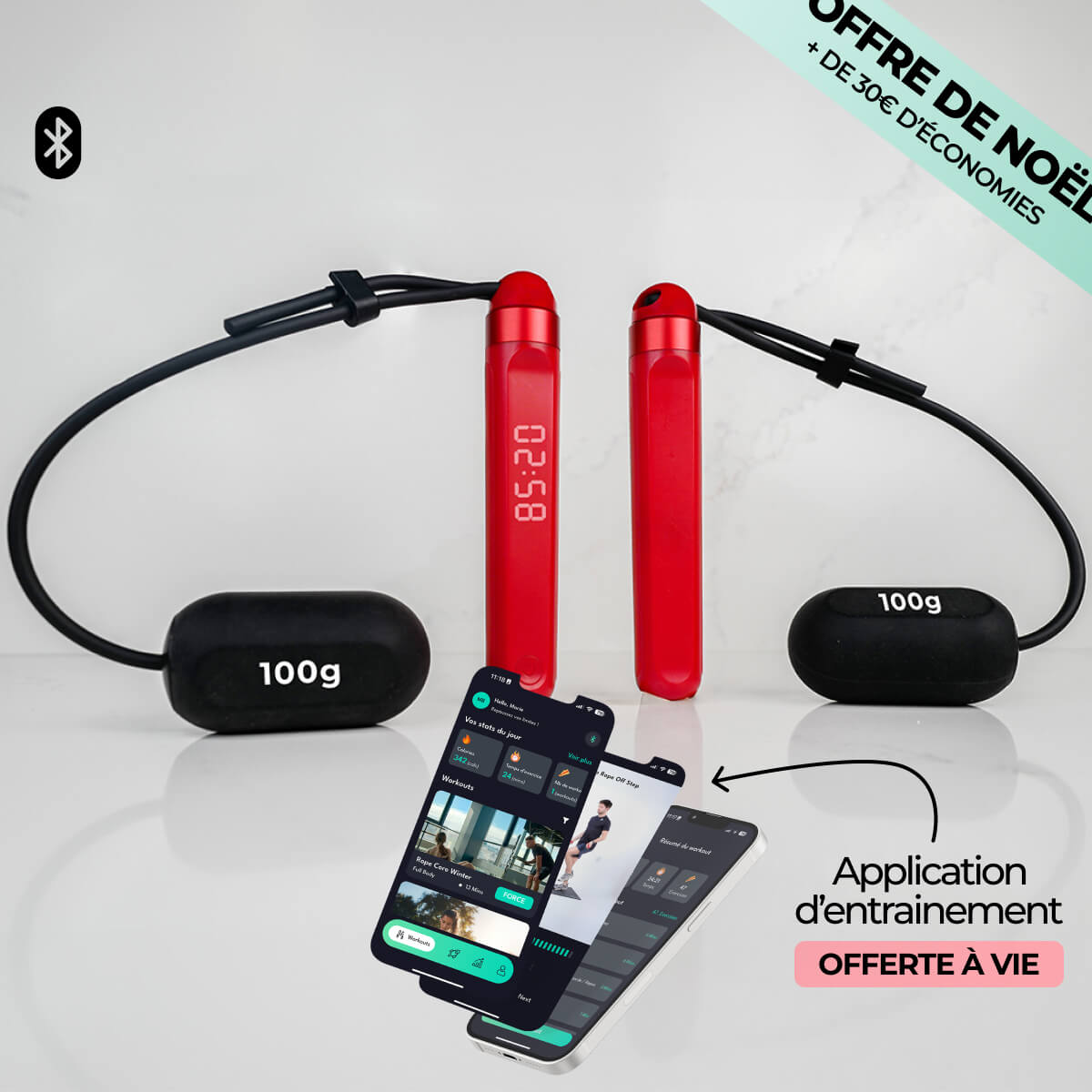 Corde à sauter connectée - Ripcorde v2.0